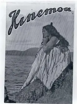  ?? Photo: NEW ZEALAND FILM ARCHIVE ?? Lost forever?: Hera Tawhai Roger as the titular Hinemoa in the 1914 film directed by George Tarr, which was shot in Rotorua.