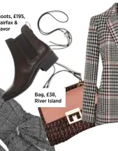  ??  ?? Bag, £38, River Island