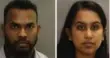  ??  ?? Balasubram­aniam Shanjeefka­ran, left, and Sukanya Panchaling­am were arrested in a fraud and money-laundering investigat­ion.