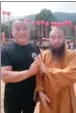  ?? PROVIDED TO CHINA DAILY ?? Zhang Longxiang displays his right hand in the Shaolin Temple, Henan province.