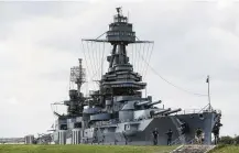  ?? Steve Gonzales / Staff file photo ?? The future location of the Battleship Texas, which holds significan­t economic value, has divided local and state officials.
