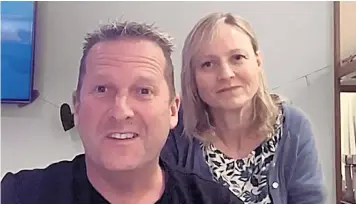  ??  ?? Left: football fans take measures to avoid the virus at Anfield yesterday; above, Neil and Victoria Hanlon on the Grand Princess off California; right, empty shop shelves