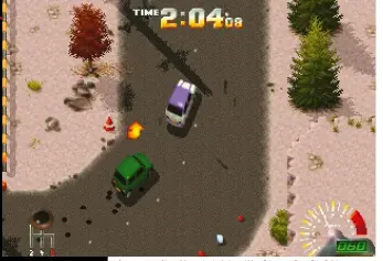  ??  ?? » [Jaguar] A sequel to the Amiga and Mega Drive game, Power Drive Rally is one of the Jaguar’s best exclusives.