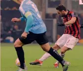  ??  ?? 1 Hakan Calhanoglu, 24 anni, riporta il Milan in vantaggio