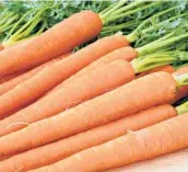  ?? DREAMSTIME ?? The American Diabetes Associatio­n lists carrots as non-starchy vegetables, along with pea pods.