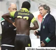  ??  ?? OPÇÃO. Doumbia deve jogar