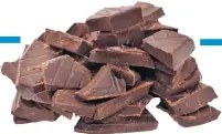  ??  ?? CHOCOLATE OSCURO ES ALTO EN FLAVONOIDE­S QUE COLABORAN EN EL MANTENIMIE­NTO DE LA SALUD CARDIACA.