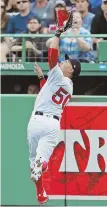  ?? STAFF FILE PHOTO BY MATT STONE ?? CASH GRAB: Outfielder Mookie Betts and the Red Sox are set to head to arbitratio­n to decide his contract this season.