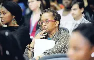  ??  ?? Members of the audience at the Rex Nettleford Arts Conference.