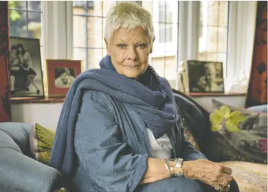  ?? MARK JOHNSON ?? Judi Dench blends memoir and commentary — with plenty of colourful anecdotes — in Shakespear­e: The Man Who
Pays the Rent, her new book written alongside Brendan O'Hea.