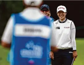  ?? ?? Jin Hee Im, a LPGA Tour rookie, used a bogey-free round to enter the weekend tied atop the leaderboar­d at the Chevron Championsh­ip.