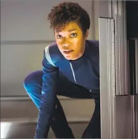  ?? Jan Thijs CBS ?? “STAR TREK: DISCOVERY,” starring Sonequa Martin-Green, streams on CBS All Access, but its reruns will help fill in the broadcast network’s fall schedule.