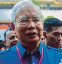  ??  ?? Datuk Seri Najib Razak