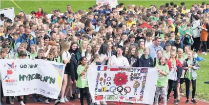  ??  ?? Spar Lancashire School Games Hyndburn Opening Ceremony