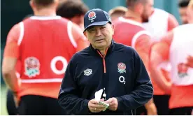  ?? ?? Eddie Jones has named 180 players for assorted England squads in his six years as head coach. Photograph: David Rogers/Getty Images
