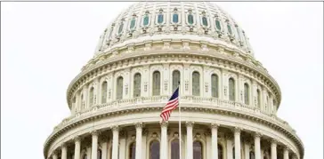  ?? KAREN BLEIER/AFP ?? The dome of the US Capitol in Washington, DC. The Republican party has won control of the both the Senate and House of Representa­tives, effectivel­y leaving president Donald Trump unrestrain­ed.