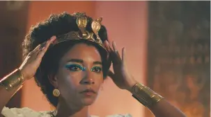  ?? (Netflix/TNS) ?? ADELE JAMES stars in Netflix’s ‘Queen Cleopatra.’