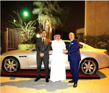  ?? The tricolor tires were presented during an exclusive event at the residence of Italian Ambassador Luca Ferrari in the presence of over 100 guests. ??