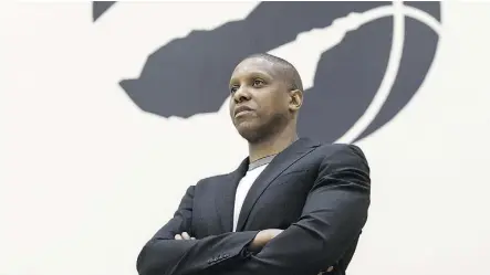  ?? CRAIG ROBERTSON/FILES ?? Raptors president Masai Ujiri says he was devastated by the deaths in Toronto Monday, noting: “What we do doesn’t really matter sometimes. I can’t imagine what it would be like to be on that sidewalk.”