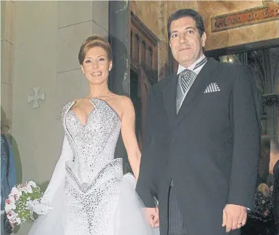  ?? PERFIL ?? Pareja. Minnicelli se casó en 2007 con la vedette Celina Rucci en el Tattersal. Hoy están separados.