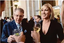  ?? Susana Bates/Special to the Chronicle 2017 ?? Clint and Janet Reilly attend the 2017 reception of the Visionary of the Year Awards Gala at the San Francisco War Memorial.