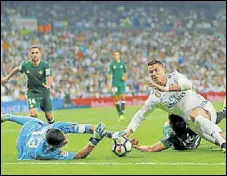  ?? AP ?? Ronaldo returned from a fivematch ban but was ineffectiv­e.