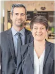  ?? FOTO: WALDBURG-ZEIL-KLINIKEN ?? José Rädler und Katharina Sinz sind die neuen Direktoren an den Fachklinik­en.