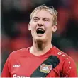  ?? FOTO: DPA ?? Gesprächig: Bayers Stürmer Julian Brandt.