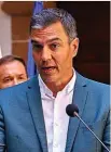  ?? ?? Pedro Sánchez.