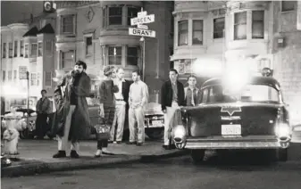  ?? Jerry Stoll Photograph­y ?? “Helen Haight and Don Graham at Grant and Green, 1958,” by Jerry Stoll.