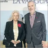  ?? CÉSAR RANGEL ?? Beatriz de Moura y Luis López Lamadrid