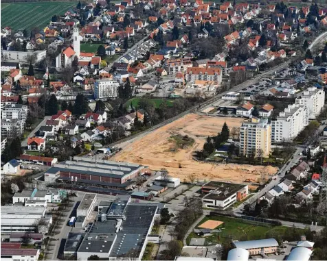  ?? Archivfoto: Marcus Merk ?? Wo wird es in den nächsten Jahren im Stadtgebie­t Neusäß Gewerbe geben? Wo neue Wohngebiet­e wie hier auf dem ehemaligen Sailer Areal? Der Flächennut­zungsplan gibt Aufschluss, wie sich die Stadt in den nächsten Jahren entwickeln wird.