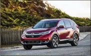  ?? CONTRIBUTE­D ?? The Honda CR-V was named Motor Trend’s sport utility vehicle of the year, topping 25 competitor­s for the honor.