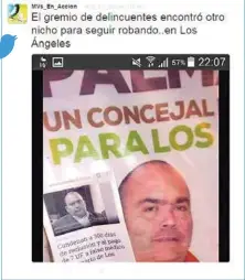  ??  ?? CUENTA DE TWITTER ha compartido varios enlaces cuestionad­o la aparición de Palma en la papeleta del próximo domingo.