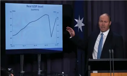  ??  ?? ‘The December quarter in Australia saw the second strongest quarterly growth record over the past 45 years (the best happened in September last year).’ Photograph: Mike Bowers/The Guardian