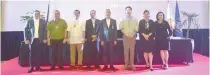  ?? CONTRIBUTE­D PHOTO ?? The National Bureau of Investigat­ion is represente­d by Director Medardo de Lemos (4th from right) while SM Supermalls is represente­d by President Steven Tan (3rd from right) and Senior Vice President for Operations Bien Mateo (4th from left).