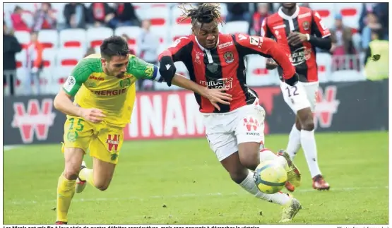  ?? (Photos Franck Fernandes) ?? Les Niçois ont mis fin à leur série de quatre défaites consécutiv­es, mais sans parvenir à décrocher la victoire...