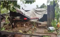  ?? Photo: RNZ Pacific ?? Tropical Cyclone Judy has caused widespread damage across Vanuatu’s northern islands including the capital Port Vila.