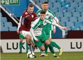  ??  ?? Dan Rooney on the ball for Plymouth Argyle at Villa Park on FridayDAVE ROWNTREEat Villa Park