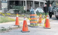  ?? JACK LAKEY TORONTO STAR ?? A couple say they can’t get into their driveway due to pylons.