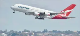  ?? PETER PARKS AGENCE FRANCE-PRESSE ?? La compagnie aérienne australien­ne Qantas a indiqué jeudi qu’elle ne prendra pas d’appareils supplément­aires.