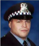  ?? CHICAGO POLICE DEPARTMENT VIA AP ?? This undated photo provided by the Chicago Police Department shows Chicago Police officer Samuel Jimenez, who was fatally shot Monday at Mercy Hospital on the city’s South Side. Jimenez joined the department in February 2017 and had recently completed his probationa­ry period. The shooter, Juan Lopez, also killed an emergency room doctor and a pharmacist. Lopez also died at the scene.