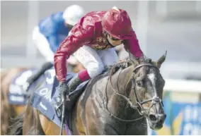  ?? (Photo: AFP) ?? Kameko, ridden by Oisin Murphy, wins the Qipco 2000 Guineas at Newmarket Racecourse, in Newmarket, England, Saturday June 6, 2020.