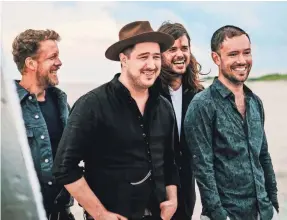 ?? GAVIN BATTY/SPECIAL TO USA TODAY ?? Mumford &amp; Sons are, from left: Ted Dwane, Marcus Mumford, Winston Marshall and Ben Lovett.