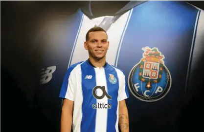  ??  ?? Brasileiro dá salto de gigante na carreira e está ansioso por começar a jogar no Estádio do Dragão