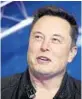  ?? HANNIBAL HANSCHKE/AP ?? In this Dec. 1, 2020, file photo, SpaceX owner and Tesla CEO Elon Musk arrives on the red carpet for the Axel Springer media award in Berlin.