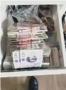  ?? ?? Cash and drugs have been seized