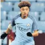  ??  ?? STAR IN THE MAKING Dortmund teen ace Sancho