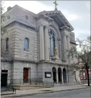  ?? TIMES HERALD PHOTO ?? The restored and repainted plaster work of St. Patrick Church.