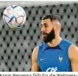  ?? Foto: Christophe Ena, dpa ?? Karim Benzema fällt für die Weltmeiste­rschaft aus.